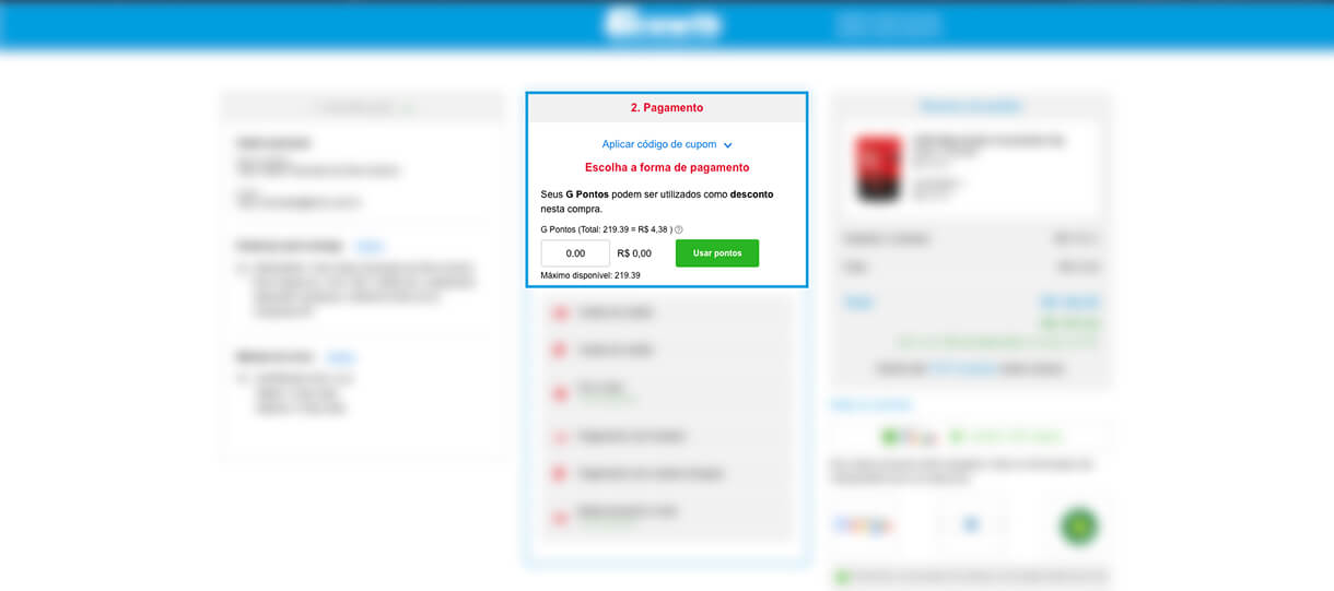 Cashback GPontos Passo a passo 3