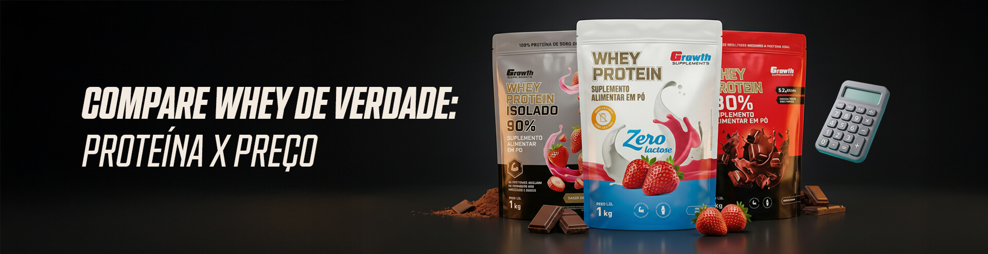 Compare Whey de Verdade