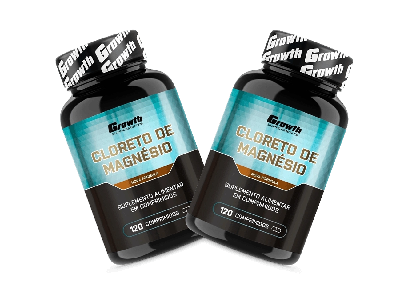 GROWTH SUPPLEMENTS - Imagem ilustrativa embalagens de cloreto de magnésio