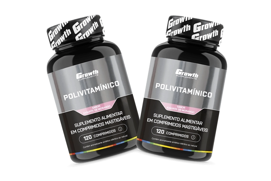 IMAGEM ILUSTRATIVA - POLIVITAMINICO 120COMP GROWTH SUPPLEMENTS
