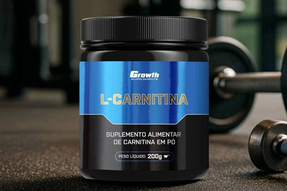 GROWTH SUPPLEMENTS - Imagem ilustrativa embalagem de l-carnitina