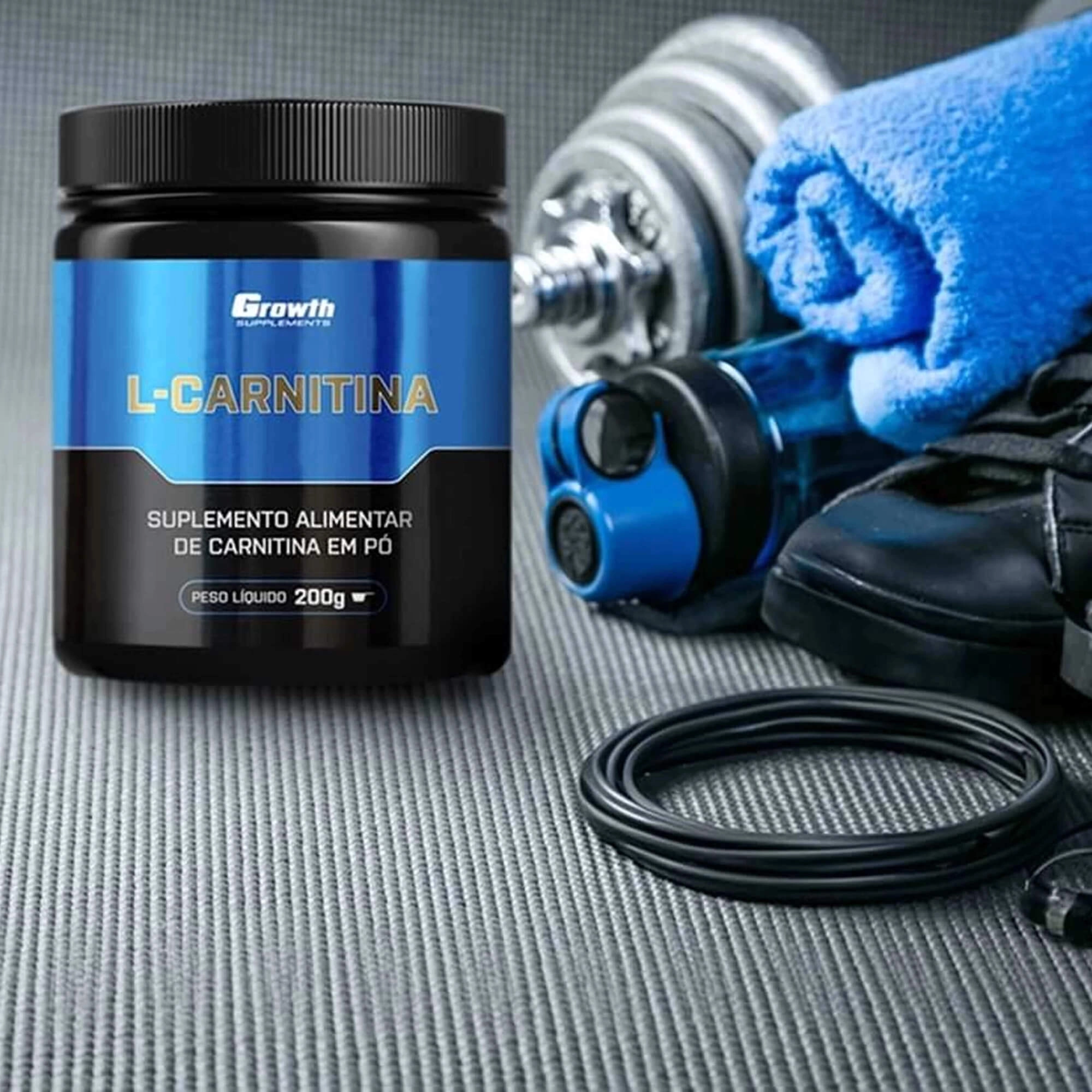 GROWTH SUPPLEMENTS - Imagem ilustrativa embalagem de l-carnitina