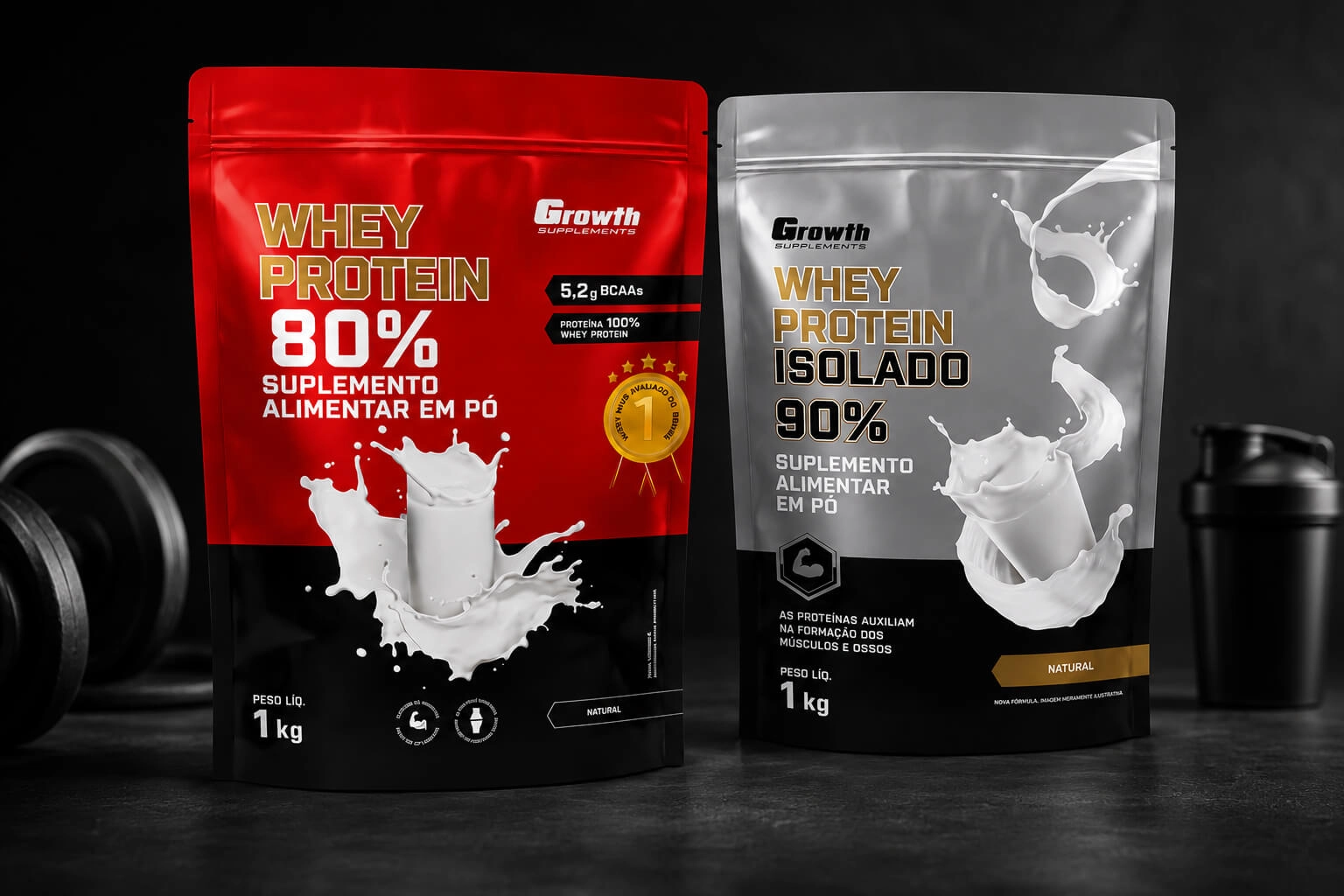 IMAGEM ILUSTRATIVA - WHEY ISOLADO E WHEY CONCENTRADO