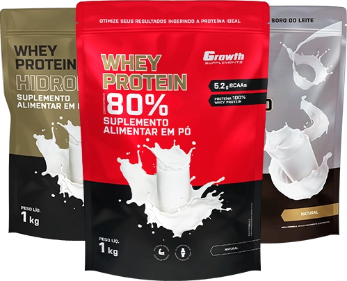 PROTEÍNA: QUALIDADE E PREÇO BAIXO É GROWTH SUPPLEMENTS