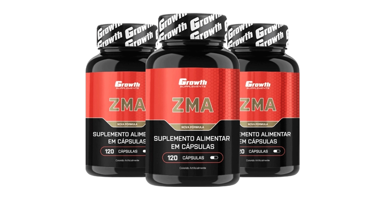 IMAGEM ILUSTRATIVA - CAIXAS DE SUPLEMENTOS ZMA EM CÁPSULAS GROWTH SUPLEMENTOS