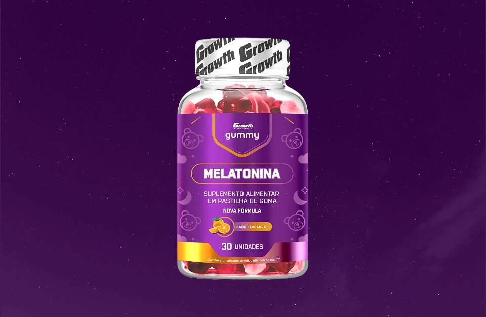 GROWTH SUPPLEMENTS - Imagem ilustrativa Melatonina Gummy