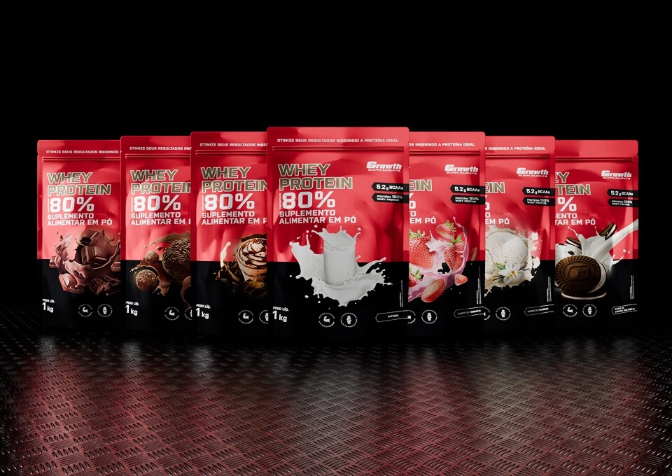 GROWTH SUPPLEMENTS - Imagem ilustrativa Whey Protein