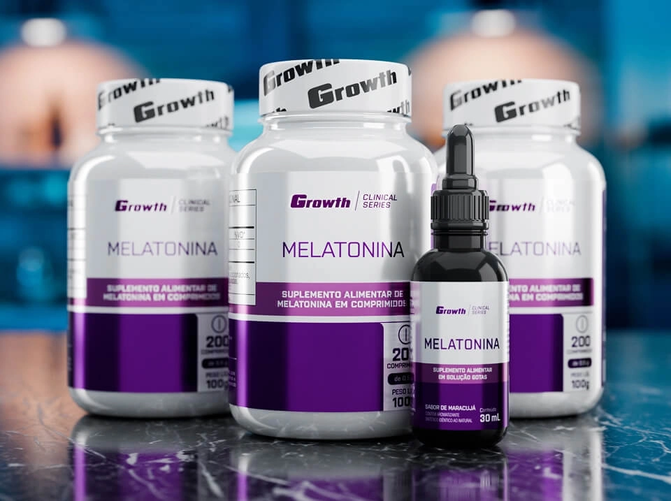 GROWTH SUPPLEMENTS - Imagem ilustrativa Melatonina