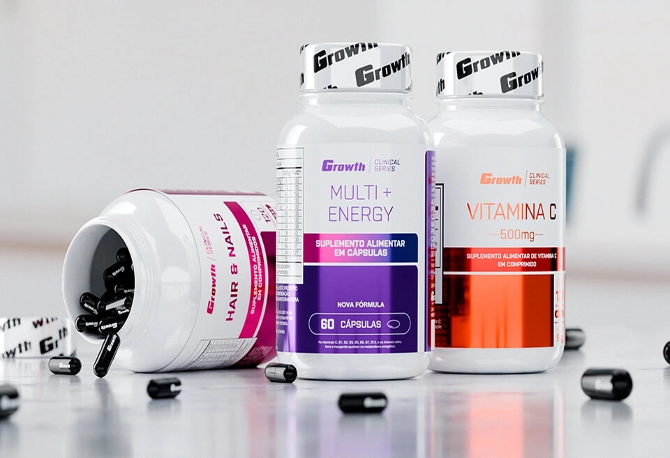 GROWTH SUPPLEMENTS - Imagem ilustrativa linha clinical