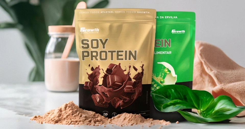 GROWTH SUPPLEMENTS - Imagem Soy e Pea Protein