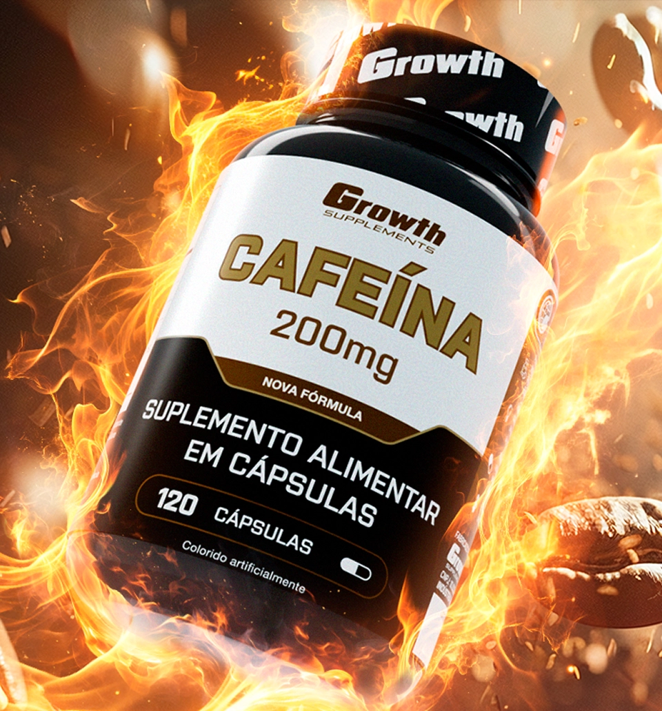 Cafeína 200mg G-Supplements pegando fogo