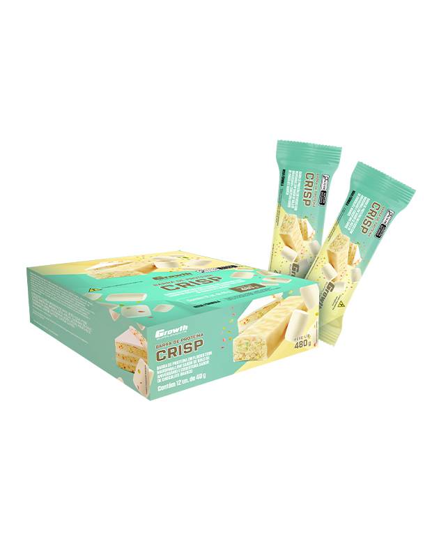 Barra Crisp com Whey Protein - Display C/ 12 Un