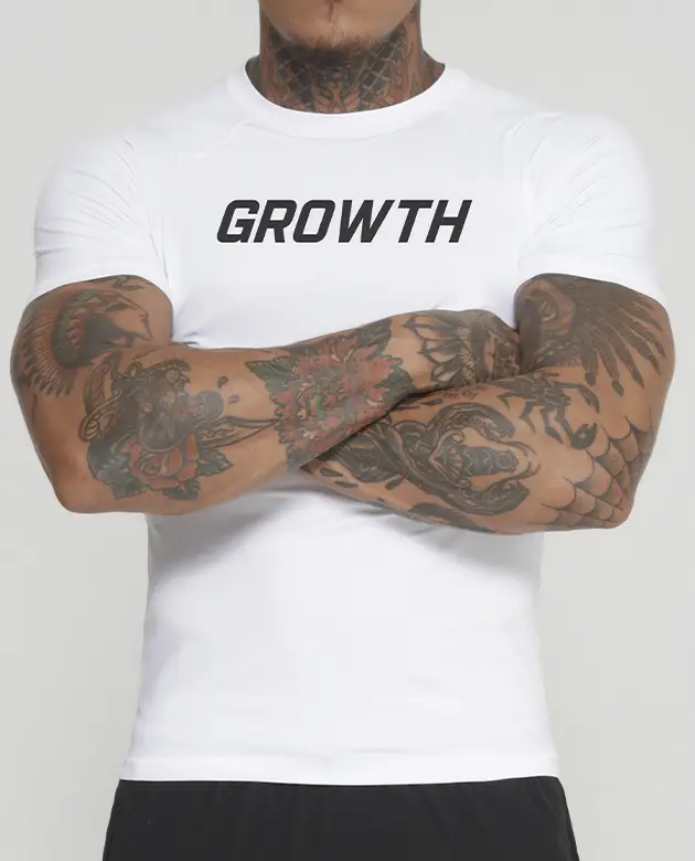 Camiseta Branca Termica Segunda Pele Growth