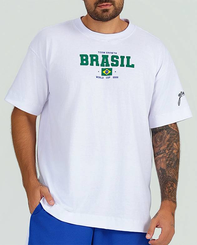 Camiseta Brasil Branco
