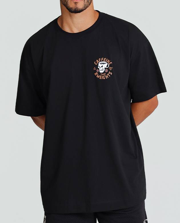 Camiseta Comic Caffeine & Weights