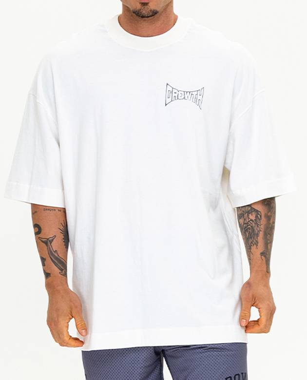 Camiseta Growth Oversized Corrosao Off White