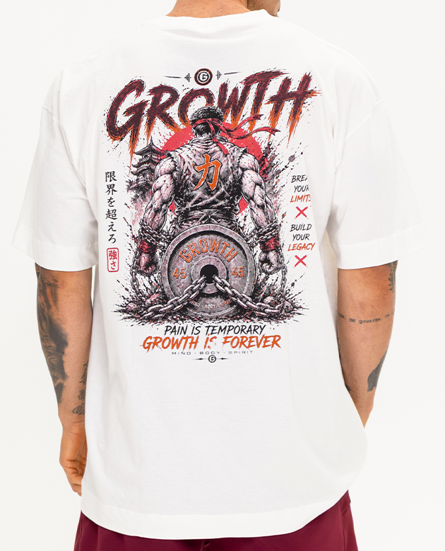 Camiseta Growth Oversized Is Forever