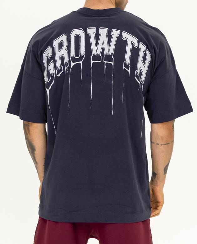 Camiseta Growth Oversized Logo Derretendo