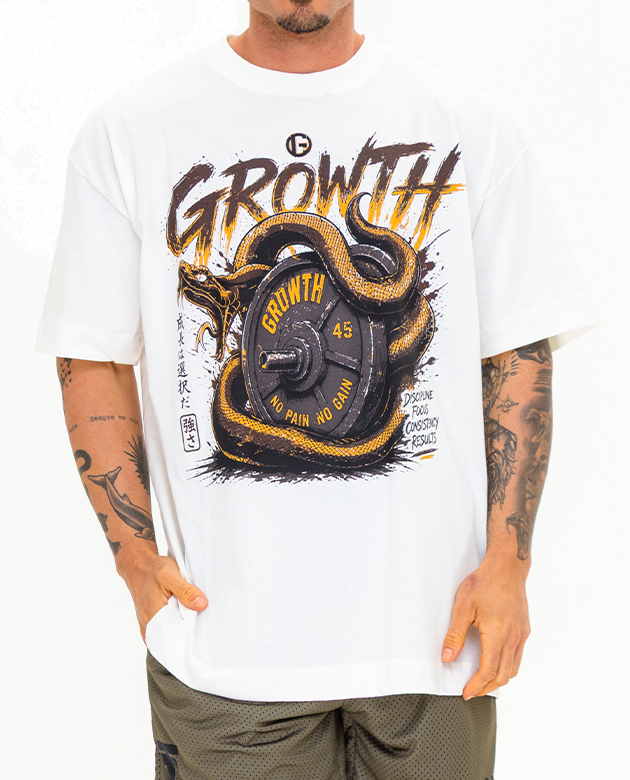 Camiseta Growth Oversized No Pain No Gain