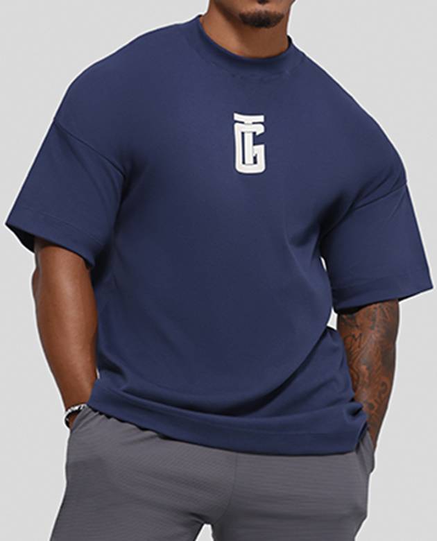 Camiseta Growth Oversized Tg Azul