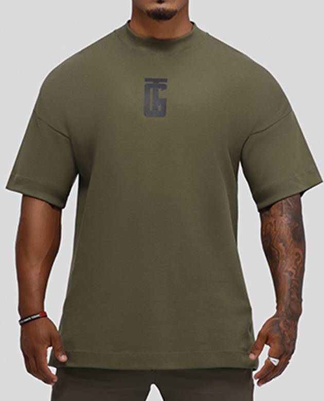 Camiseta Growth Oversized Tg Verde