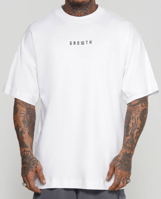 Camiseta Growth Oversized Under Branco