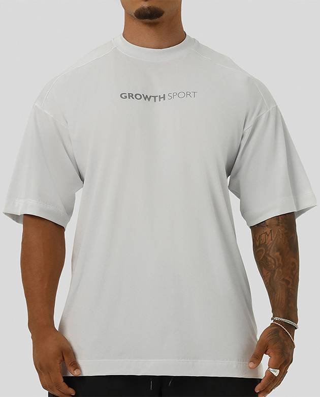 Camiseta Growth Sport Oversized Preston Branco