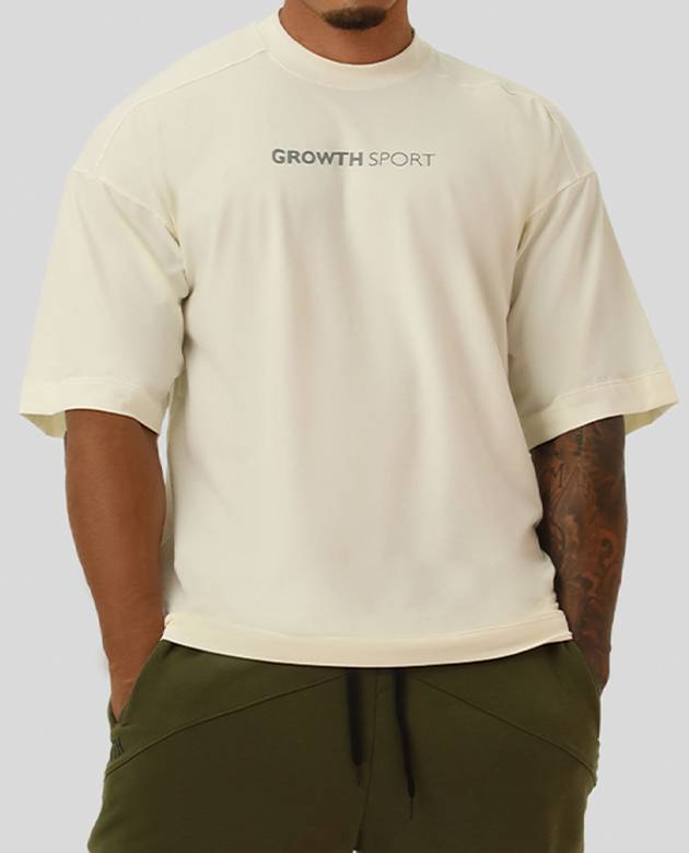 Camiseta Growth Sport Oversized Preston Off White