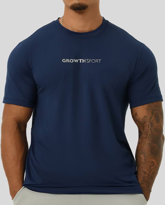 Camiseta Growth Sport Performance Azul Marinho