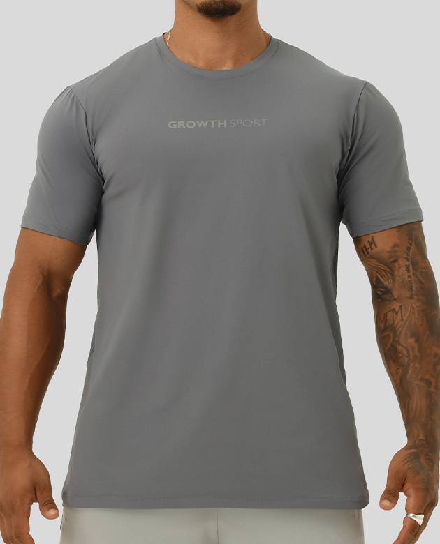 Camiseta Growth Sport Performance Cinza
