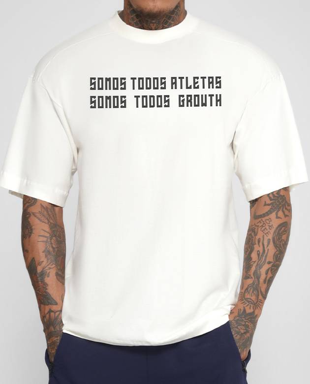 Camiseta Oversized Todos Growth Off White