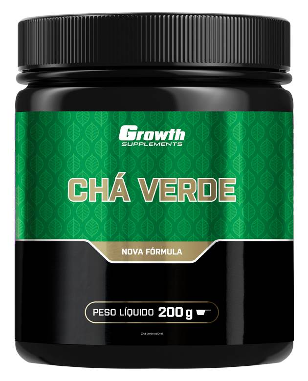 Chá verde em pó 200g instantâneo sabor natural