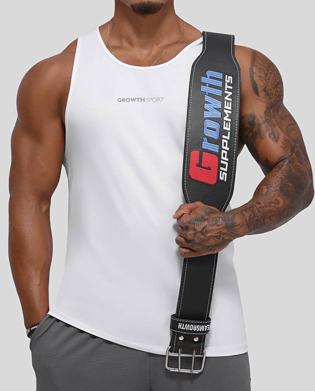 Cinturão Couro Growth Supplements - Team Growth