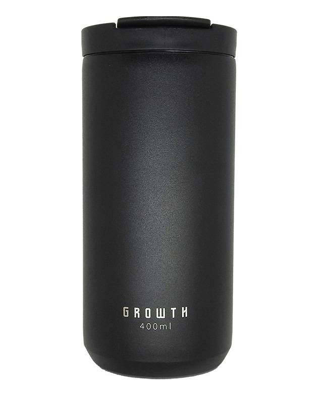 Copo Térmico Preto Growth Mall 400ml