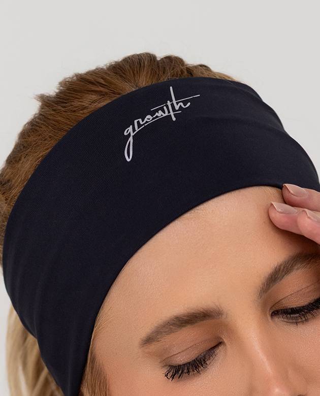 Faixa De Cabelo Growth Detals Preto