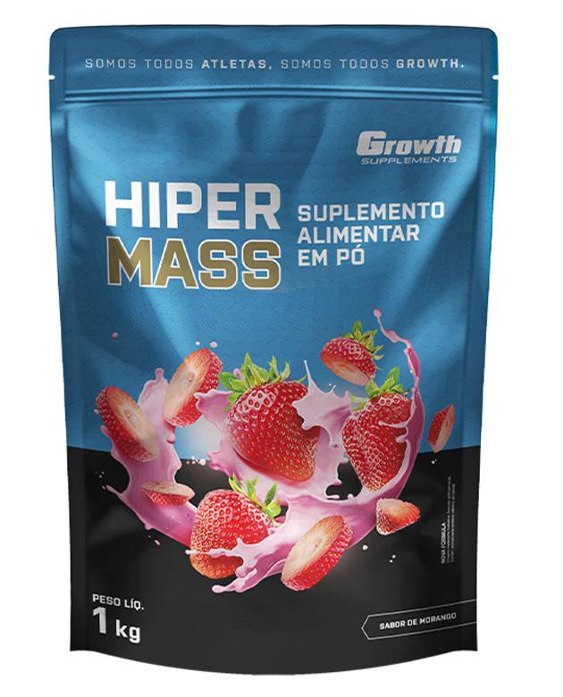 Hiper Mass 1Kg Sabor Morango