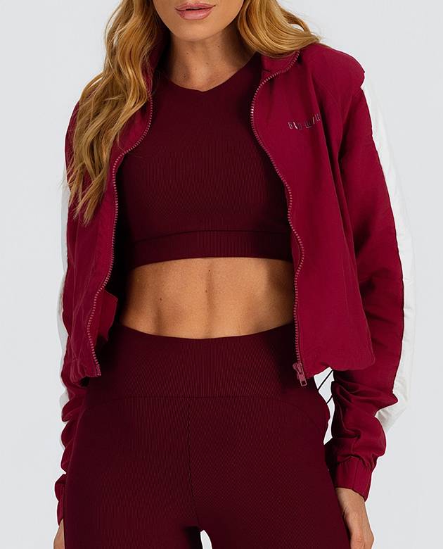 Jaqueta Bicolor Growth Ruby com off