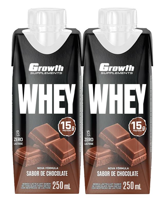 Kit 2x Bebida Láctea Chocolate - Growth Supplements