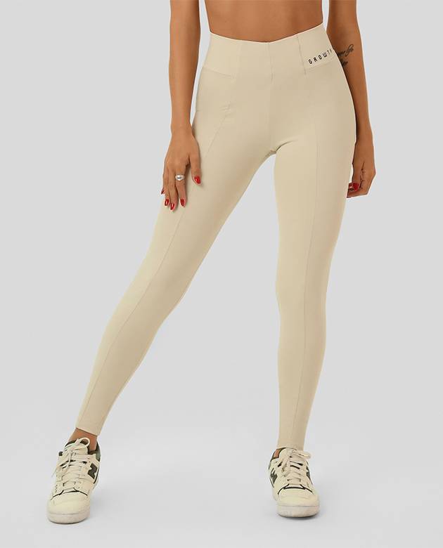 Legging Growth Alas Bege Luna