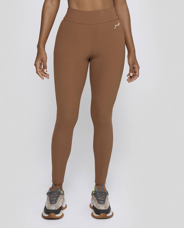 Legging Growth Hand Marrom