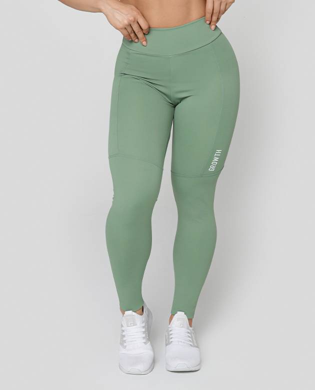 Legging Growth Shou Verde Malva