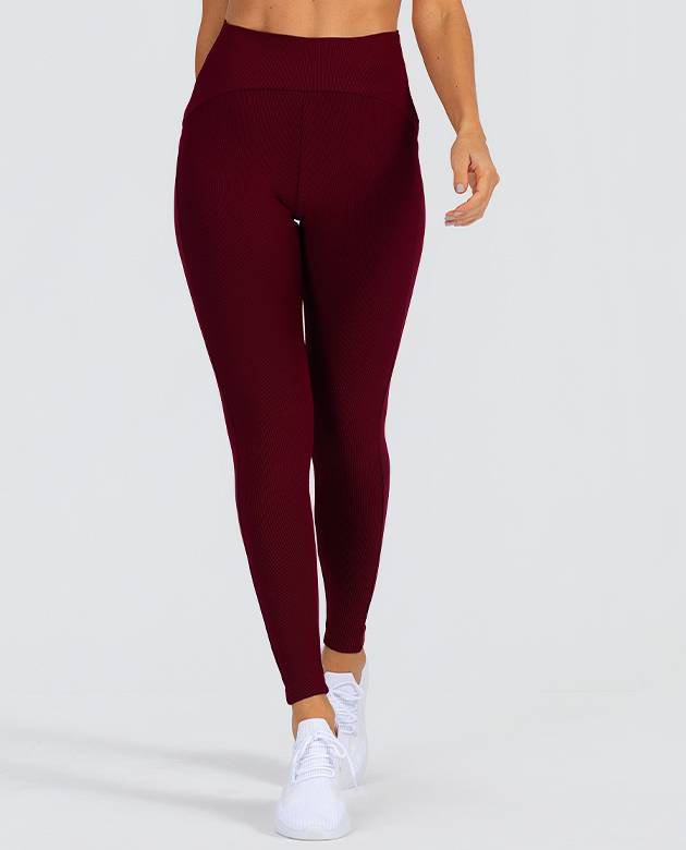 Legging malha canelado 2 tons