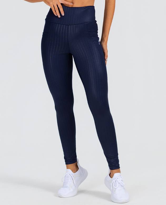 Legging malha texturizada Manuscrito