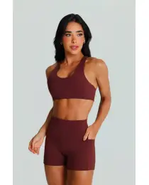 Bermuda Growth Bolsos Marrom Couro