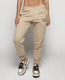 Calça Moletom Growth Athletics Bege