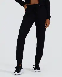 Calça Growth Punhos e Cordão Preto