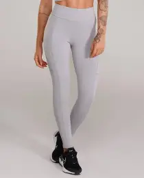 Legging Growth Beaut Cinza Glitter