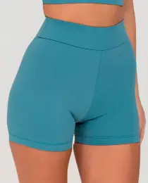 Short Growth Ciclista Cós Assimétrico Azul