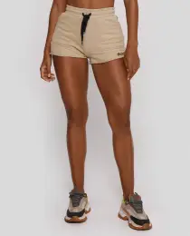 Short Moletom Growth Athl Bege
