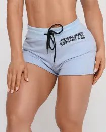 Short Moletom Growth Azul